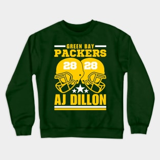 Green Bay Packers AJ Dillon 28 American Football Retro Crewneck Sweatshirt